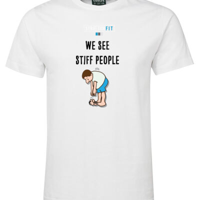 We See Stiff People Mens White Tshirt Thumbnail