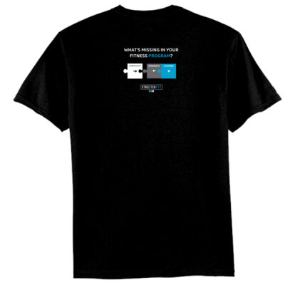 What's Missing in Your Fitness Program Mens Black Tshirt Thumbnail