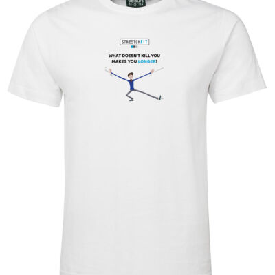 What Doesn't Kill You Makes You Longer Mens White Tshirt Thumbnail