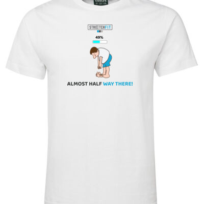 Almost Half Way There Men White Tshirt Thumbnail