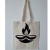 Budget Calico Tote Bag Thumbnail
